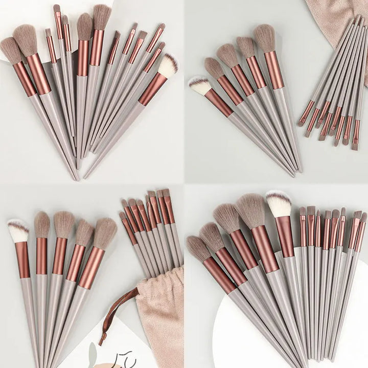 13-18Pcs Makeup Brush Set Professional Super soft detail brush Blush Brush Foundation Concealer Eyeshadow Brush Lady Beauty Tool