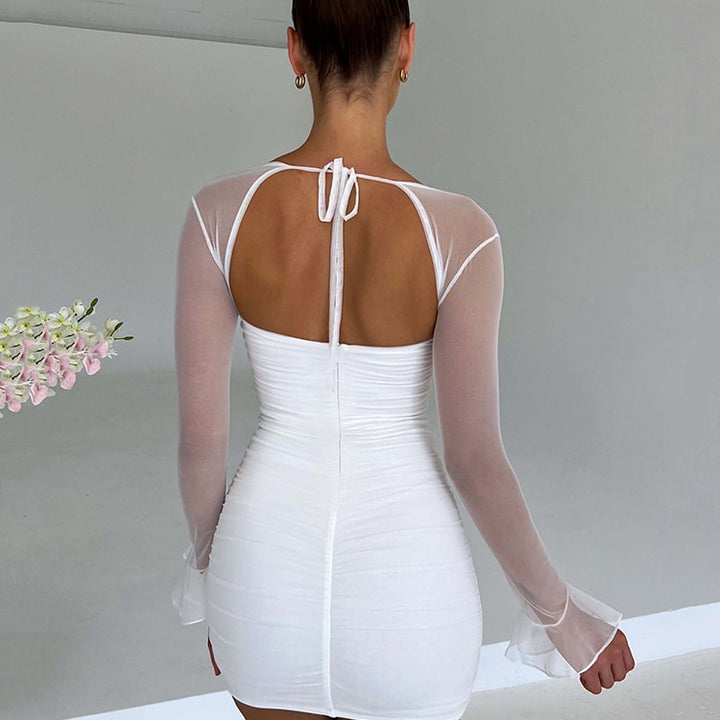 Elegant Backless Sexy Mini Dress